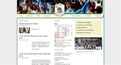 Desktop Screenshot of colegiostaclara.com.ar