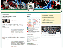 Tablet Screenshot of colegiostaclara.com.ar